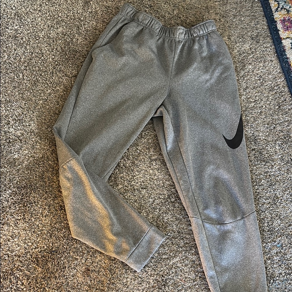 Nike Kids Gray compression Joggers